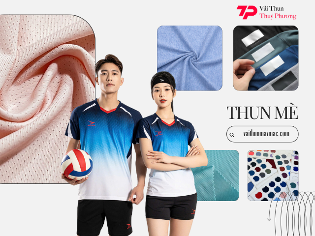 vải thun mè may đồ thể thao